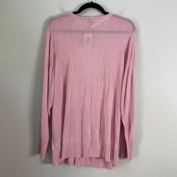 NEW Torrid Womens Plus 3X Tissue Weight Pullover Surplice Sweater Bleached Mauve - Picture 9 of 9